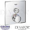 Grohe Grohtherm SmartControl Thermostat Concealed with One Valve Spare Parts